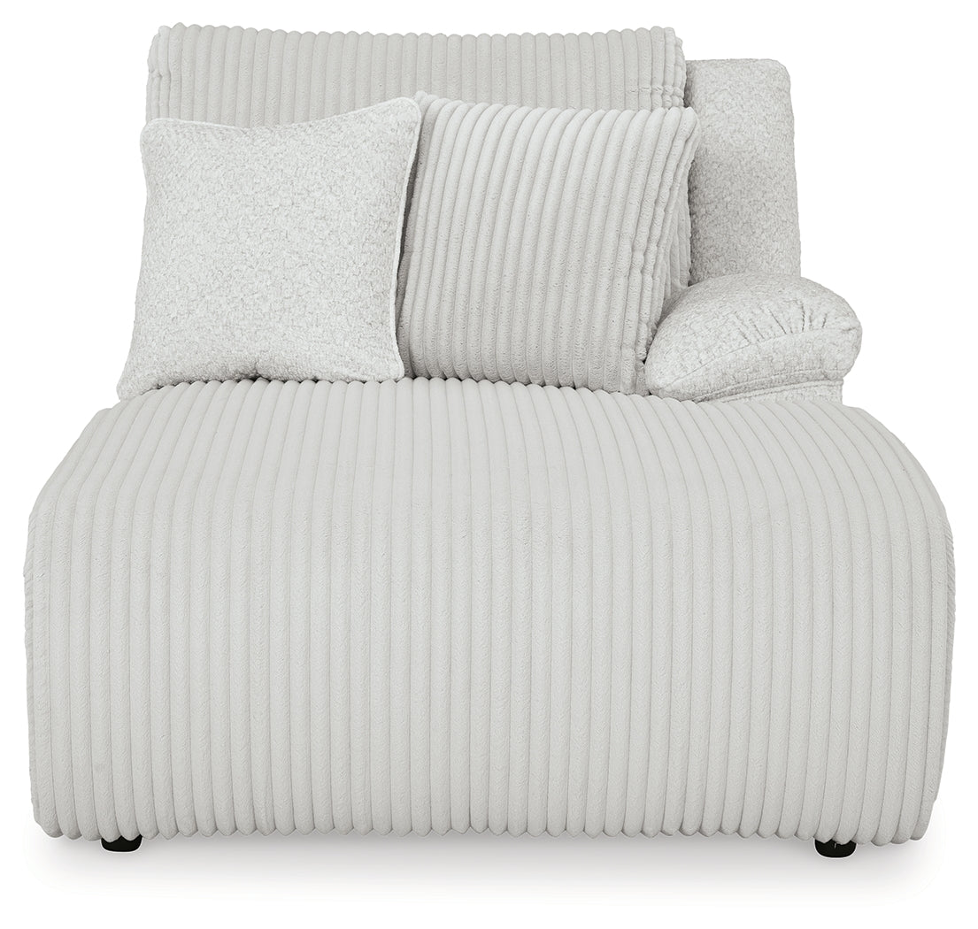 Top Tier Alloy Right-Arm Facing Power Reclining Back Chaise from Ashley - Luna Furniture