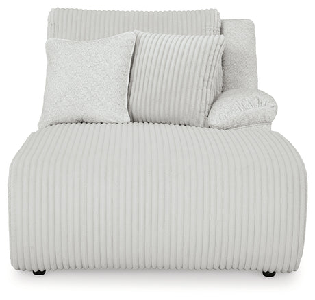 Top Tier Alloy Right-Arm Facing Power Reclining Back Chaise from Ashley - Luna Furniture