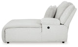 Top Tier Alloy Right-Arm Facing Power Reclining Back Chaise from Ashley - Luna Furniture