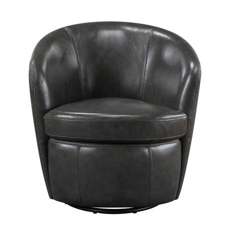 Tanner Smoky Gray Swivel Chair from Homelegance - Luna Furniture