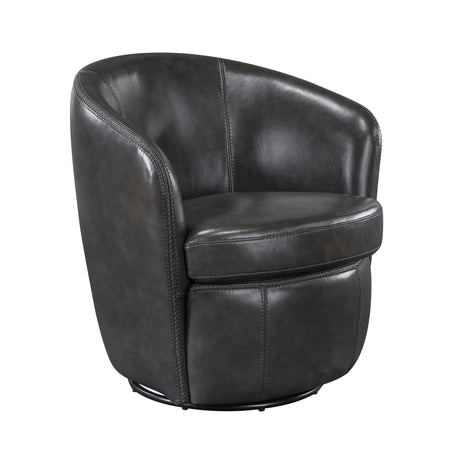 Tanner Smoky Gray Swivel Chair from Homelegance - Luna Furniture