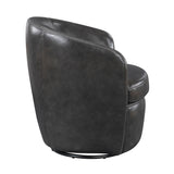 Tanner Smoky Gray Swivel Chair from Homelegance - Luna Furniture