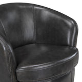 Tanner Smoky Gray Swivel Chair from Homelegance - Luna Furniture