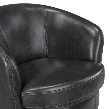 Tanner Smoky Gray Swivel Chair from Homelegance - Luna Furniture