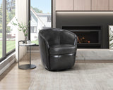 Tanner Smoky Gray Swivel Chair from Homelegance - Luna Furniture