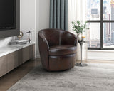 Tanner Yellow Swivel Chair from Homelegance - Luna Furniture