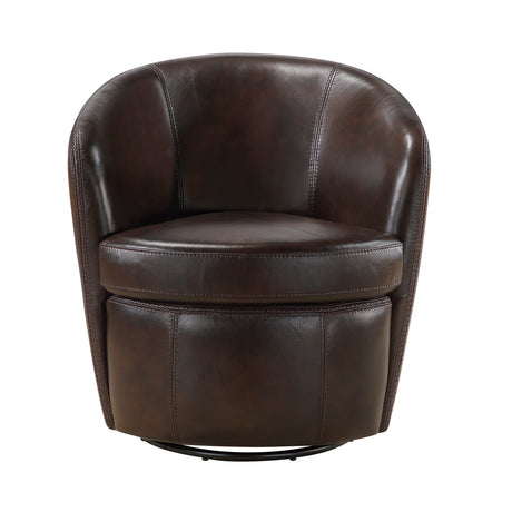 Tanner Bronze Swivel Chair from Homelegance - Luna Furniture