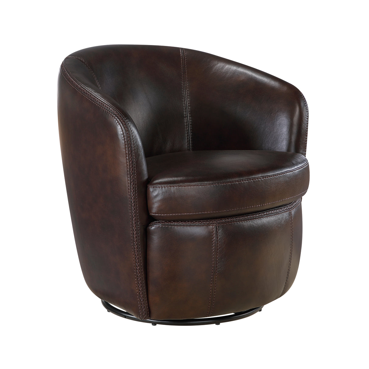 Tanner Bronze Swivel Chair from Homelegance - Luna Furniture