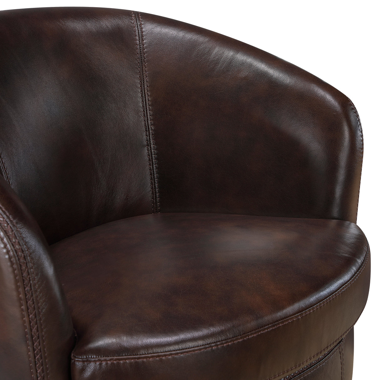 Tanner Bronze Swivel Chair from Homelegance - Luna Furniture