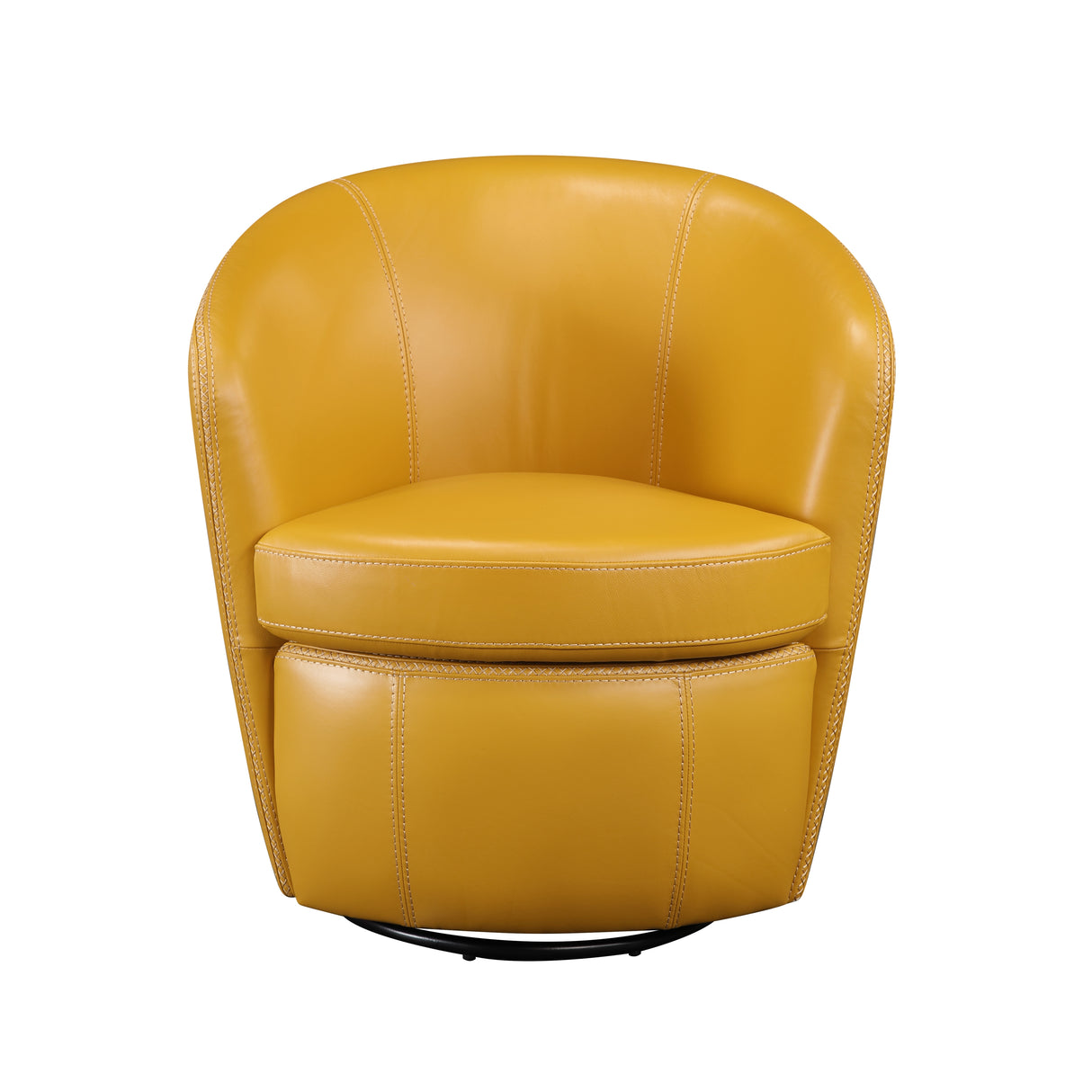 Tanner Yellow Swivel Chair from Homelegance - Luna Furniture