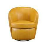 Tanner Yellow Swivel Chair from Homelegance - Luna Furniture