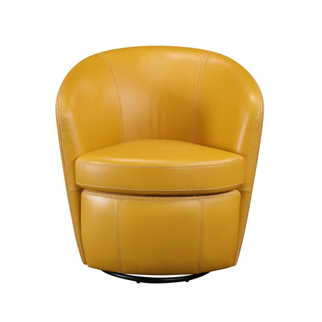 Tanner Yellow Swivel Chair from Homelegance - Luna Furniture
