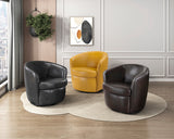 Tanner Yellow Swivel Chair from Homelegance - Luna Furniture