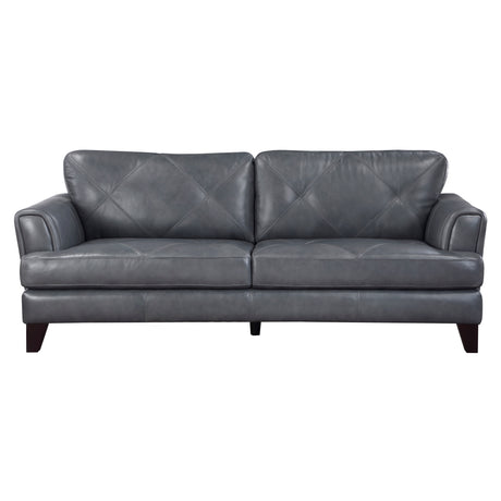 Thierry Burnish Gray Loveseat from Homelegance - Luna Furniture
