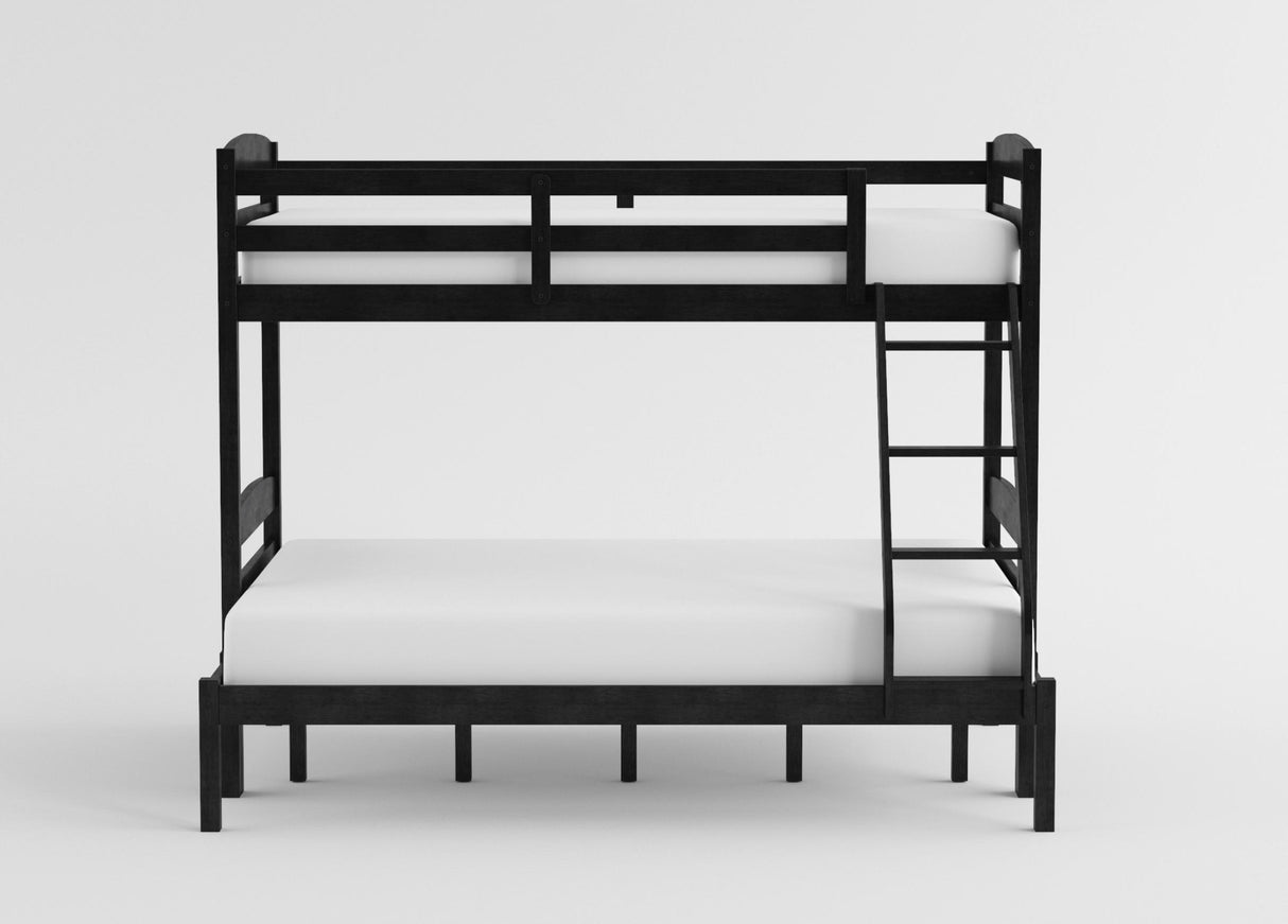 Lani Black Twin/Full Bunk Bed from Homelegance - Luna Furniture