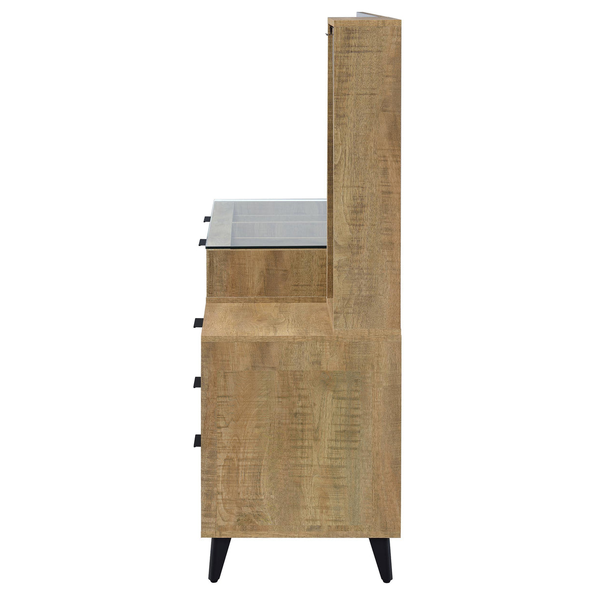 Souza Mango 5-Drawer Makeup Vanity Table With LED Mirror from Coaster - Luna Furniture