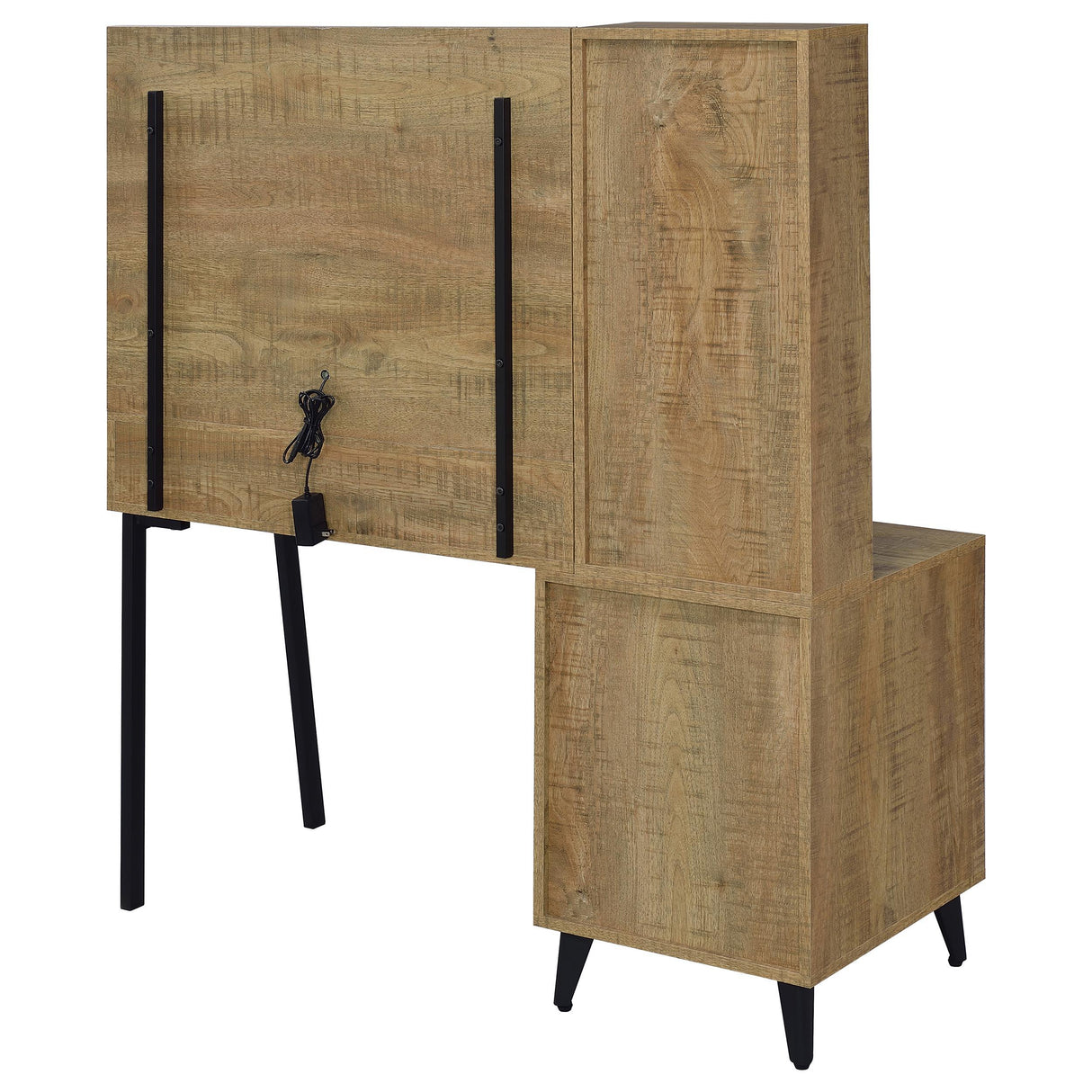 Souza Mango 5-Drawer Makeup Vanity Table With LED Mirror from Coaster - Luna Furniture