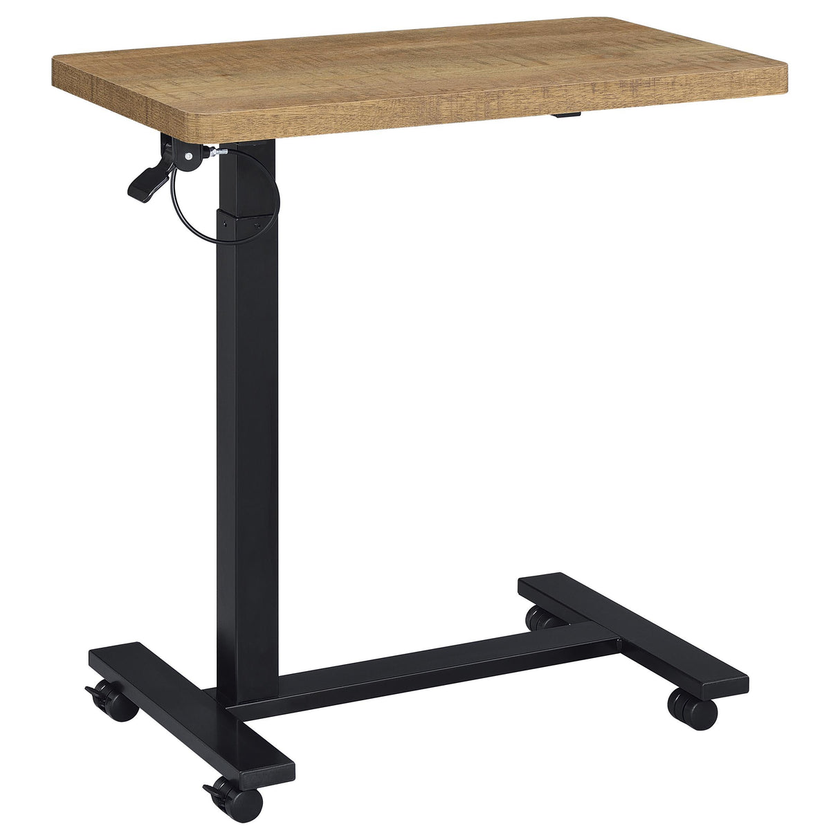 Westpark Mango Pneumatic Adjustable C-Shape Side Table with Casters from Coaster - Luna Furniture