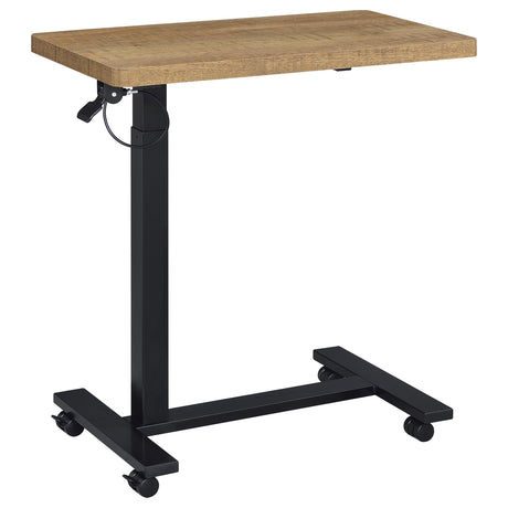 Westpark Mango Pneumatic Adjustable C-Shape Side Table with Casters from Coaster - Luna Furniture