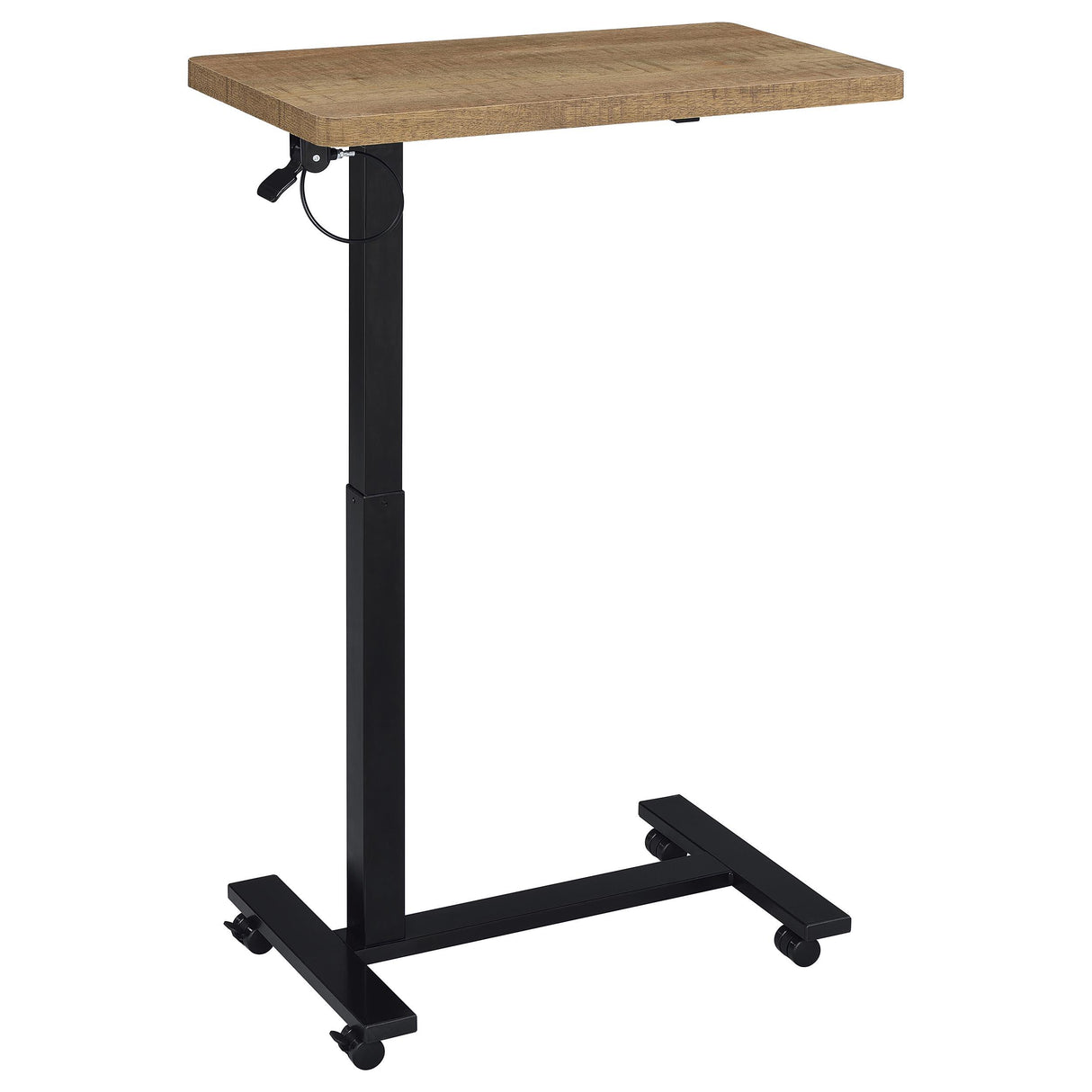 Westpark Mango Pneumatic Adjustable C-Shape Side Table with Casters from Coaster - Luna Furniture