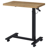 Westpark Mango Pneumatic Adjustable C-Shape Side Table with Casters from Coaster - Luna Furniture