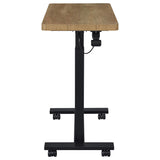 Westpark Mango Pneumatic Adjustable C-Shape Side Table with Casters from Coaster - Luna Furniture