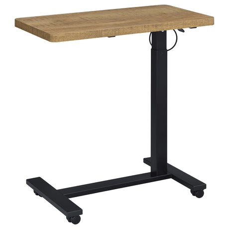 Westpark Mango Pneumatic Adjustable C-Shape Side Table with Casters from Coaster - Luna Furniture