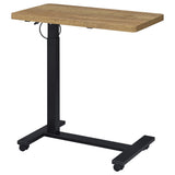 Westpark Mango Pneumatic Adjustable C-Shape Side Table with Casters from Coaster - Luna Furniture