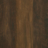 Westpark Dark Pine Adjustable C-Shape Side Table with Casters from Coaster - Luna Furniture