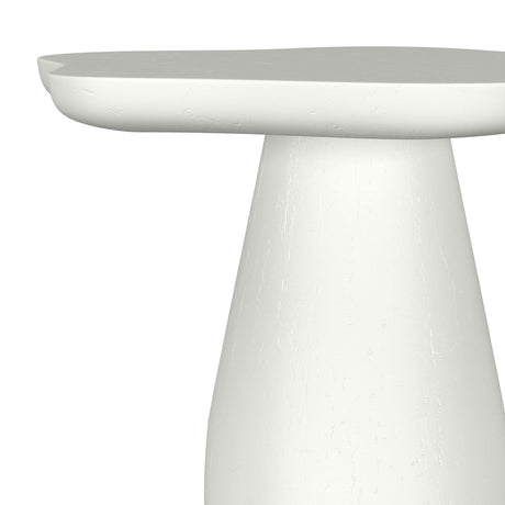 Perth Off White 17-inch Cloud Shaped Top Side Table from Coaster - Luna Furniture