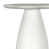Perth Off White Cloud Shaped Top Side Table from Coaster - Luna Furniture