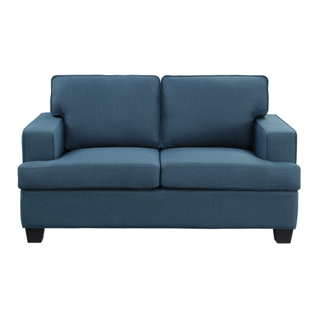Elmont Blue Loveseat from Homelegance - Luna Furniture