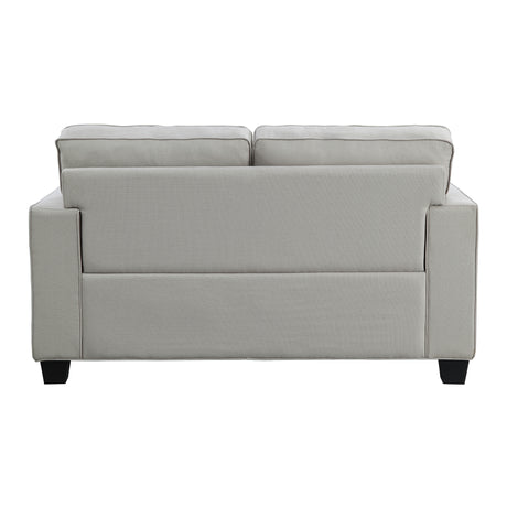 Elmont Khaki Loveseat from Homelegance - Luna Furniture