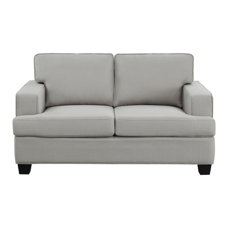 Elmont Khaki Loveseat from Homelegance - Luna Furniture