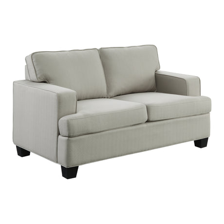 Elmont Khaki Loveseat from Homelegance - Luna Furniture