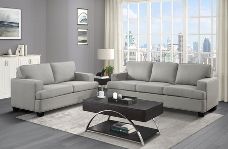 Elmont Khaki Loveseat from Homelegance - Luna Furniture