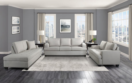 Elmont Khaki Loveseat from Homelegance - Luna Furniture