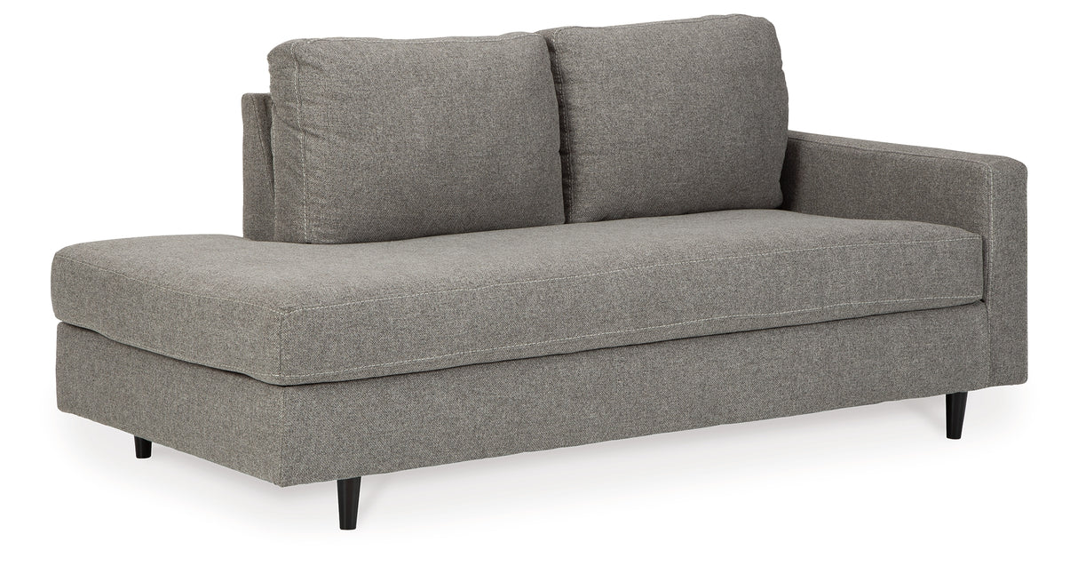Lyman Graphite Right-Arm Facing Corner Chaise from Ashley Furniture - Luna Furniture