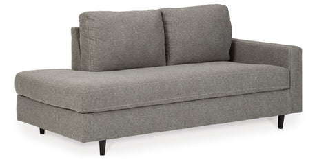 Lyman Graphite Right-Arm Facing Corner Chaise from Ashley - Luna Furniture