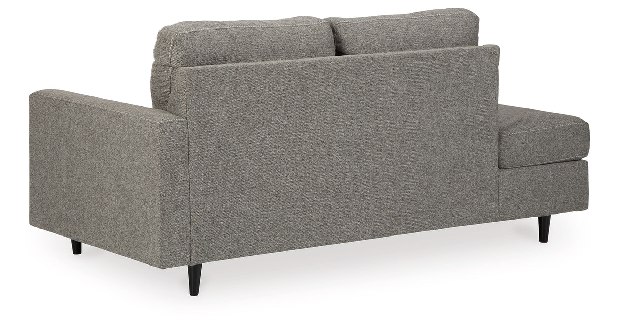 Lyman Graphite Right-Arm Facing Corner Chaise from Ashley Furniture - Luna Furniture