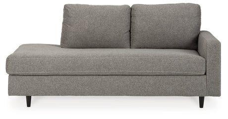 Lyman Graphite Right-Arm Facing Corner Chaise from Ashley - Luna Furniture