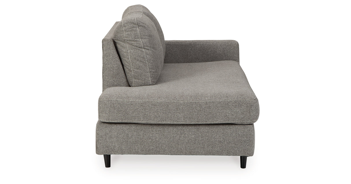 Lyman Graphite Right-Arm Facing Corner Chaise from Ashley Furniture - Luna Furniture