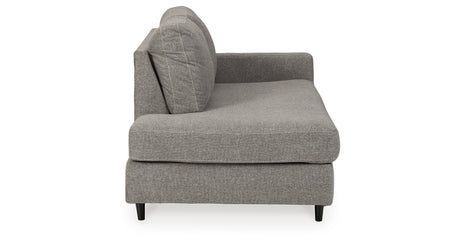Lyman Graphite Right-Arm Facing Corner Chaise from Ashley - Luna Furniture
