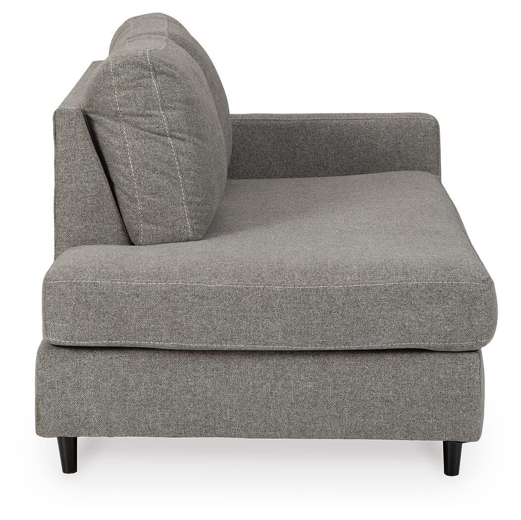 Lyman Graphite Right-Arm Facing Corner Chaise from Ashley Furniture - Luna Furniture