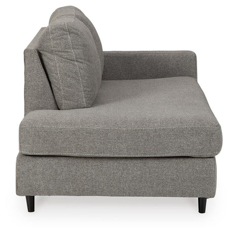 Lyman Graphite Right-Arm Facing Corner Chaise from Ashley - Luna Furniture
