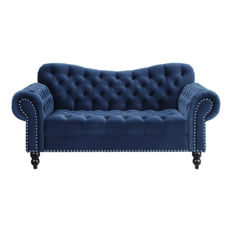 Elmont Khaki Loveseat from Homelegance - Luna Furniture