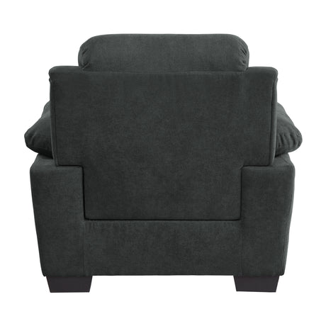 Holleman Dark Gray Living Room Chair from Homelegance - Luna Furniture