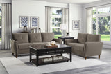 Dunleith Light Brown Velvet Loveseat from Homelegance - Luna Furniture