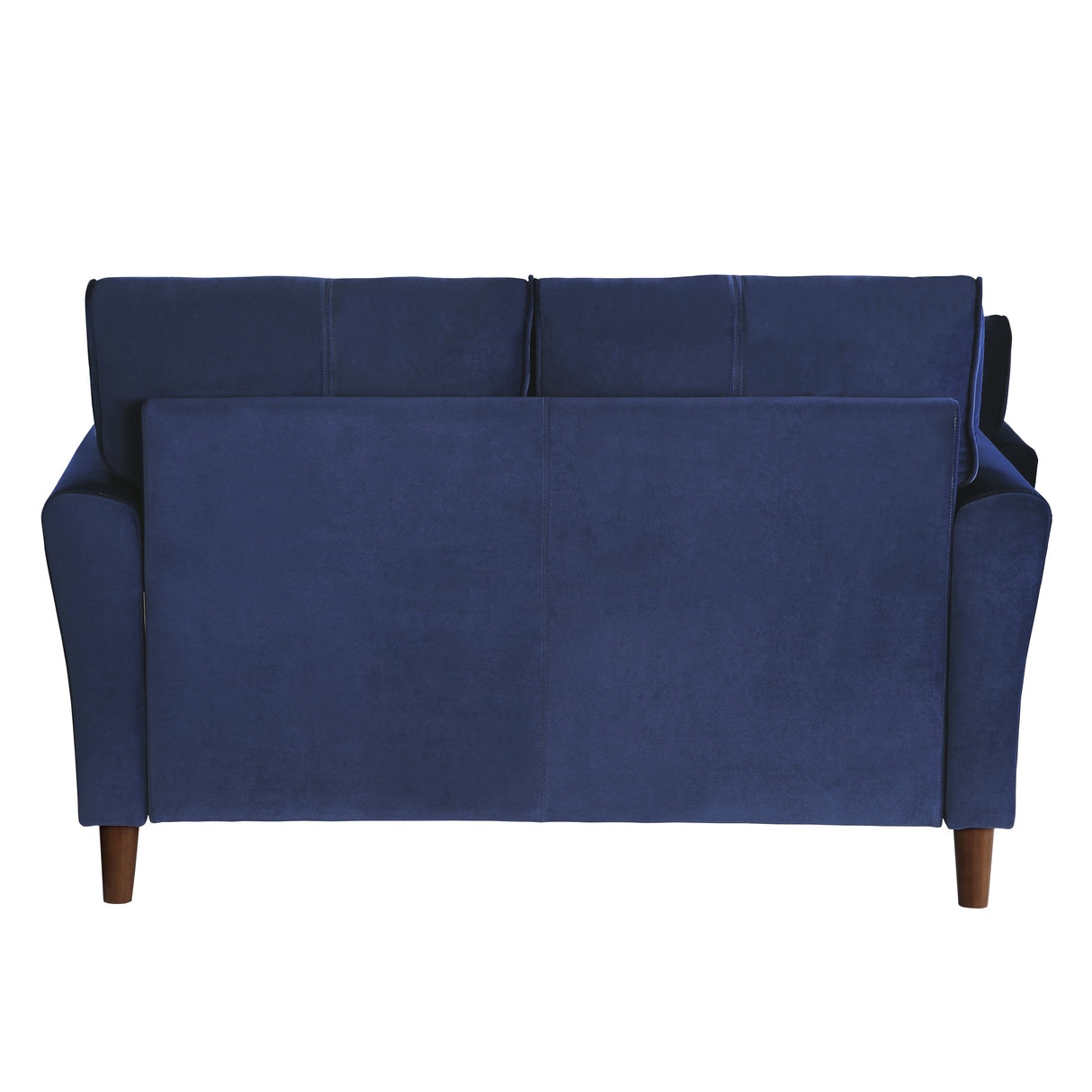 Dunleith Blue Velvet Loveseat from Homelegance - Luna Furniture