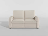 Eveclone Beige Power Double Reclining Love Seat with USB Charging Ports from Homelegance - Luna Furniture